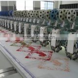 TOPPER brand 20heads 300X1200mm area chenille chain stitch double sequin embroidery machine