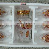 JK021 7pcs Glass Drinking Set With Deco thumbnail-3