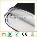 Laptop Case, PLEMO Nylon Lycra Fabric 14 Inch Laptop / Notebook Computer Case Briefcase Bag Pouch Sleeve, Black thumbnail-3