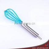 Food Grade Silicone Coated Stainless Steel Kitchen Whisk Tools Egg Beater (HEW-33C) thumbnail-1
