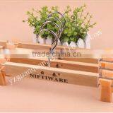 Trousers Hanger With Hooks Clamps for Plastic Pants Wooden Hanger thumbnail-1