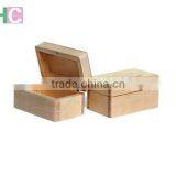 Unfinish Wood Gift Box Wood Craft Box thumbnail-2