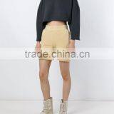 European Styles Fashion Women Loose Fitness West Track Shorts Pants Wholesale China Factory Custom Made Casual Shorts Pants thumbnail-4