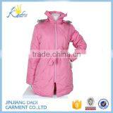 2016 Padding Ladys Winter Long Jacket With Fake Fur Hood thumbnail-1