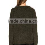 2016 New Arrival Lady Mohair Sweater Customized Factory Price thumbnail-5