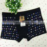 Cute Printed Letters Men Underwear Boyshort Wholesale Bamboo Fiber Men Boxer Briefs Boyshort thumbnail-5