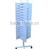 4 Side Wood Spinning Merchandiser Revolving Rack