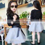 2016 New Wholesaler Baby Girl Princess Two-piece Dress Spring and Summer Tutu Skirt thumbnail-1