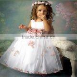 MGOO Dress Manufacturer Satin Kids Wedding Flowers Girl Dress Latest Design Baby Frock Party Dress C12 thumbnail-6