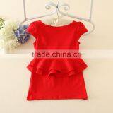 2017 Red Tiered Dresses Baby Girls Puffy Dress thumbnail-2