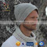 Customized Knitted Winter Hats Cashmere Wool Beanie Hat thumbnail-2