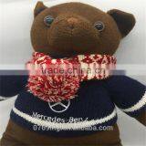 Christmas Knitting Clothes For Bear Toy Decoration Knitting Clothes For Gift thumbnail-3