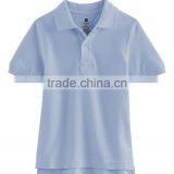 Custom Factory Wholesale Solid Pique Cotton Poly Kids School Uniform Polo Shirt thumbnail-3