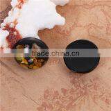 Resin & Shell Mosaic Dome Seals Cabochon Round Yellow thumbnail-3