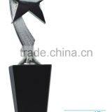 Popular Wood Trophy Base Gold Plated STAR Awards Metal Trophy thumbnail-2