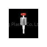 Metal Bottle Dispenser Pump , Shiny Silver Sheathed and 18/415 0.20ml