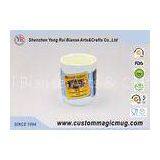 Color Change Porcelain Temperature Sensitive Coffee Mugs With Photo