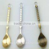 Hear Rhino Vintage Coffee Spoon /htg Zinc Alloy Creative Ice Cream Spoon and Fork /fancy Dessert Spoon Dinnerware