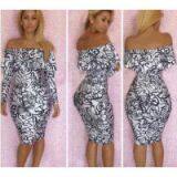 PRINTED DESIGNER DRESS