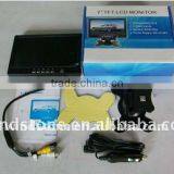 Video Parking Sensors With 7" Display Standalone Monitor