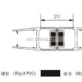 PVC Magnetic Shower Door Seal Strip for 180 Degree Glass Doors thumbnail-2