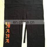 Wholesale 50%linen 50%cotton Loose Fitted Yoga Printed Thai Pants thumbnail-2