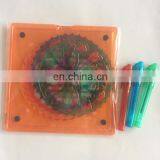 Art Spiral Amazing Kit Plastic Drawing Rule Spirograph Toys thumbnail-5