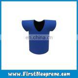 T Shirt Style Simple Color Neoprene 3mm Foldable Can Cooler thumbnail-1