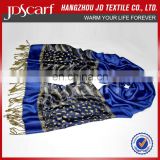 Hot selling fashion jacquard tiger pattern pashmina scarf