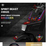 Spirit Beast Motorcycle Modified Body Helmets Colorful Reflective Sticker Very Attractive AL402 thumbnail-3