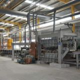 Particle board production machinery line