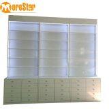 New style high-end polish wall display nail rack with led light