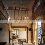 Американский стиль деревянный подвесной светильник, промышленный лофт люстра, висящий светильник thumbnail-2