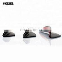 Auto Body Black Carbon Fiber Spoiler Fit Front Bumper Lip Splitter Fin Air Knife thumbnail-2