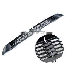 Custom Car Accessories Black Front Grill Inserts Trim Honeycomb Mesh Grill Ring Cover Kit For Tesla Model Y thumbnail-3