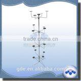 Hot Sale Metal Chrome 4 Layers Hat Display Rack for Shop