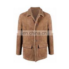 Wholesales Custom Logo Men's Jacket Fashion Xs-4xl Suede and Fleece Slim Jacket Men Jacket thumbnail-2
