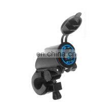 Motorcycle Tricycle ATV Mobile Phone Charger With Handlebar Dual USB Car Modified Car Charger 12V With Aperture thumbnail-3