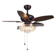 Indoor Lighting Remote Control Decorative Wooden Blade Cieling Fans Lighting 2 in 1 Smart Remote Control Luxury Ceiling Fans thumbnail-1