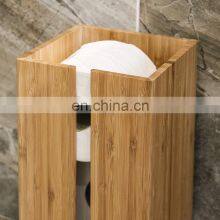 Bamboo Roll Paper Shelf ,Toilet Paper Towel Shelf ,Wall-mounted Paper Towel Rack thumbnail-3