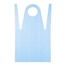Factory Direct Disposable Waterproof Plastic Apron Clear Industrial LDPE Make Up Beauty Salon Apron For Adults Kitchen Cooking thumbnail-2