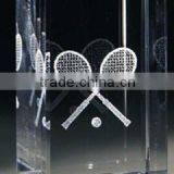 Ultra Clear Crystal Cube Laser Glass for Sourvenir thumbnail-1