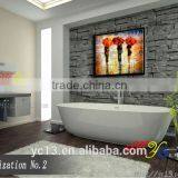 100%handmade Beautiful Knife Oil Painting thumbnail-6