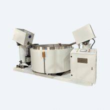 Double Working Sites Aluminum Wheel Ratory Polishing Machine For Wheel Rims