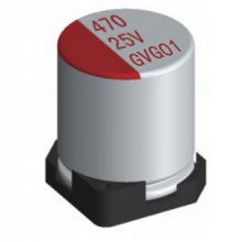 GV Series Conductive Polymer Hybrid Electrolytic Capacitors SMD Type thumbnail-1