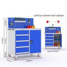 Rugged Tool Cart With Self-Locking Drawers for Construction Sites
