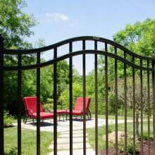 Wholesale Price Galvanized Steel Fence Used for the Backyard of Villa Residences Facilities Modern Rust-proof Fence thumbnail-5