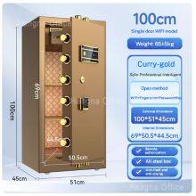 High Capacity Thickened Steel Security Hotel Safe for Suites |100cm Electronic Fingerprint + Password Safe | With All-Steel Body thumbnail-2