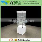 Free Standing Wooden Jewelry Display Stand With Lock