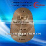 TK Cymbal Set:14"hi-hat 16"crash 18"ride 20"ride thumbnail-1